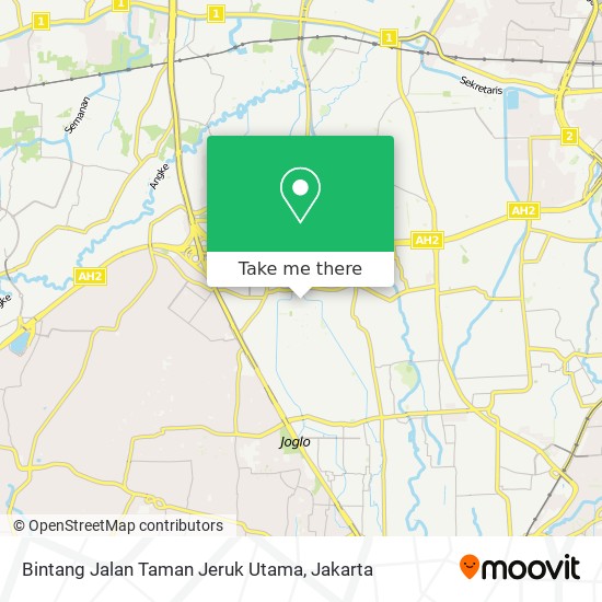 Bintang Jalan Taman Jeruk Utama map