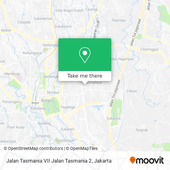 Jalan Tasmania VII Jalan Tasmania 2 map