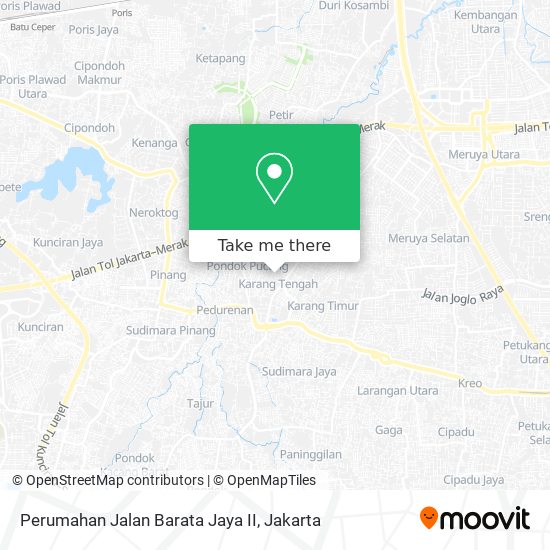 Perumahan Jalan Barata Jaya II map