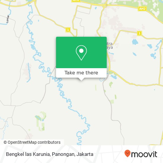 Bengkel las Karunia, Panongan map