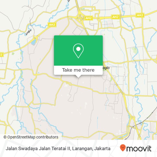 Jalan Swadaya Jalan Teratai II, Larangan map