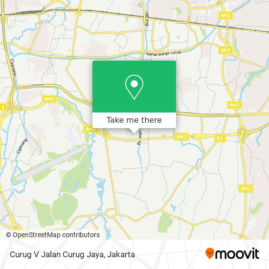 Curug V Jalan Curug Jaya map