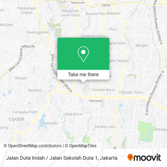 Jalan Duta Indah / Jalan Sekolah Duta 1 map