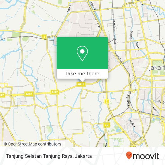 Tanjung Selatan Tanjung Raya map