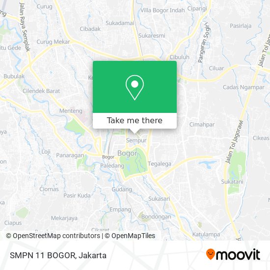 SMPN 11 BOGOR map