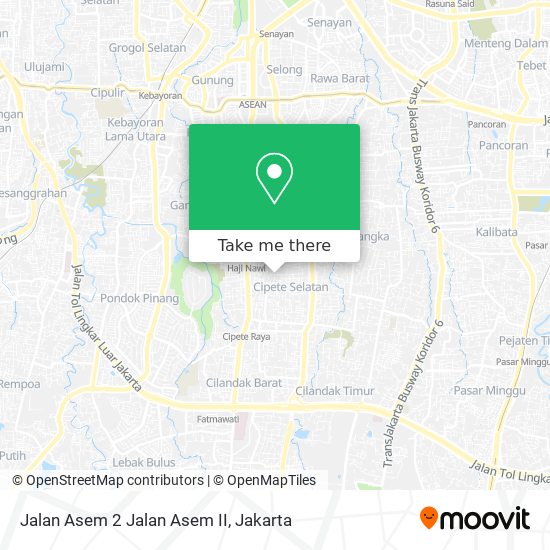 Jalan Asem 2 Jalan Asem II map