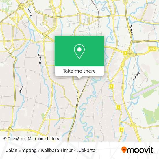 Jalan Empang / Kalibata Timur 4 map