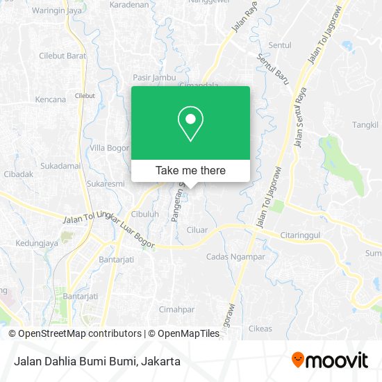 Jalan Dahlia Bumi Bumi map