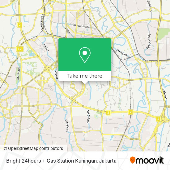 Bright 24hours + Gas Station Kuningan map