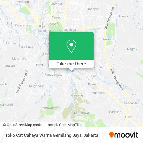 Toko Cat Cahaya Warna Gemilang Jaya map
