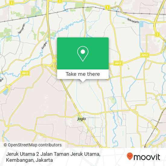 Jeruk Utama 2 Jalan Taman Jeruk Utama, Kembangan map