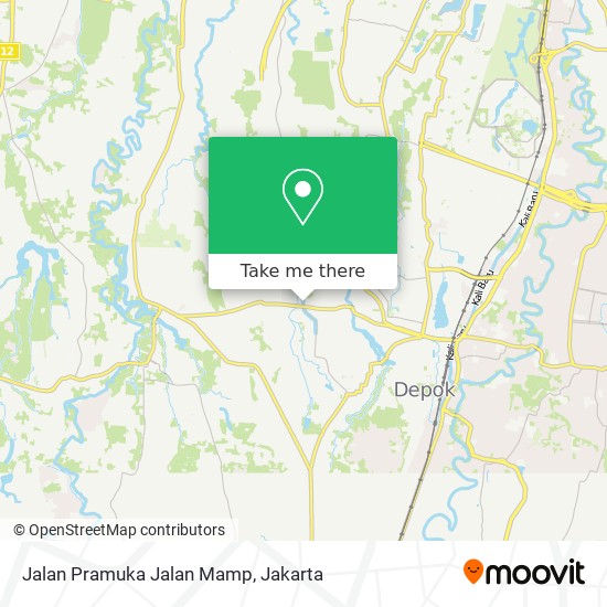 Jalan Pramuka Jalan Mamp map