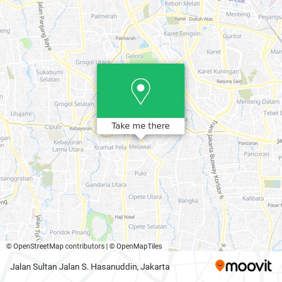Jalan Sultan Jalan S. Hasanuddin map