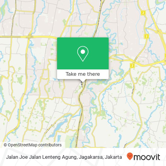 Jalan Joe Jalan Lenteng Agung, Jagakarsa map