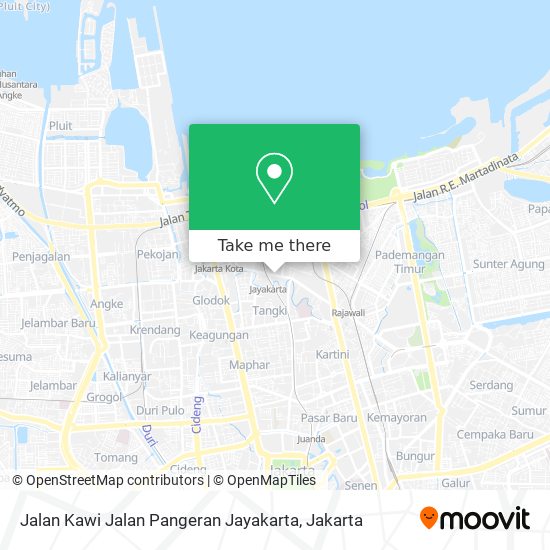Jalan Kawi Jalan Pangeran Jayakarta map