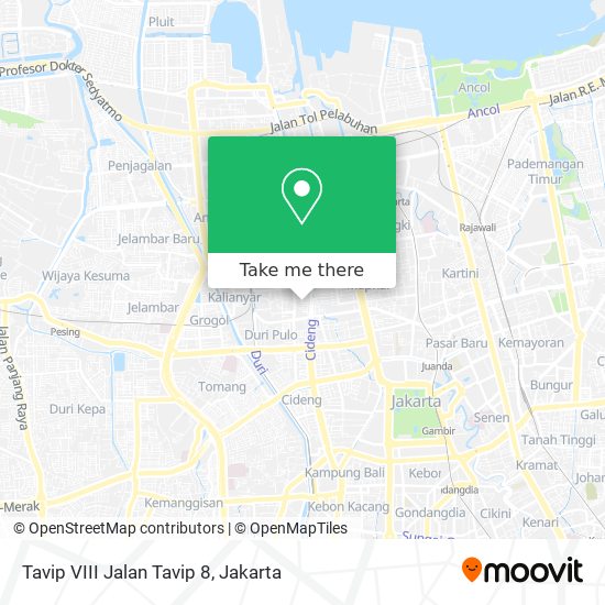 Tavip VIII Jalan Tavip 8 map