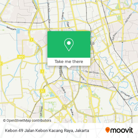 Kebon 49 Jalan Kebon Kacang Raya map