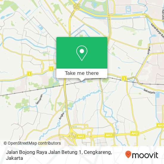 Jalan Bojong Raya Jalan Betung 1, Cengkareng map