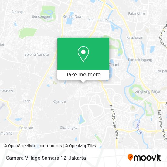 Samara Village Samara 12 map