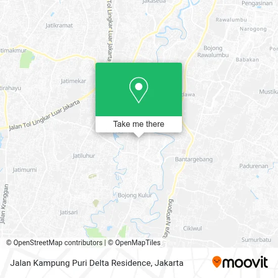 Jalan Kampung Puri Delta Residence map