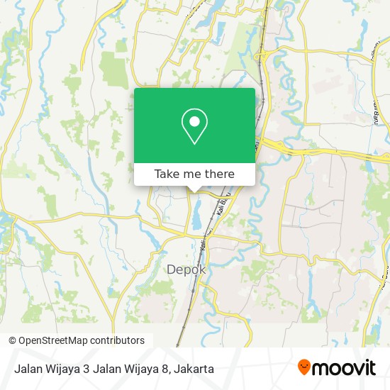 Jalan Wijaya 3 Jalan Wijaya 8 map