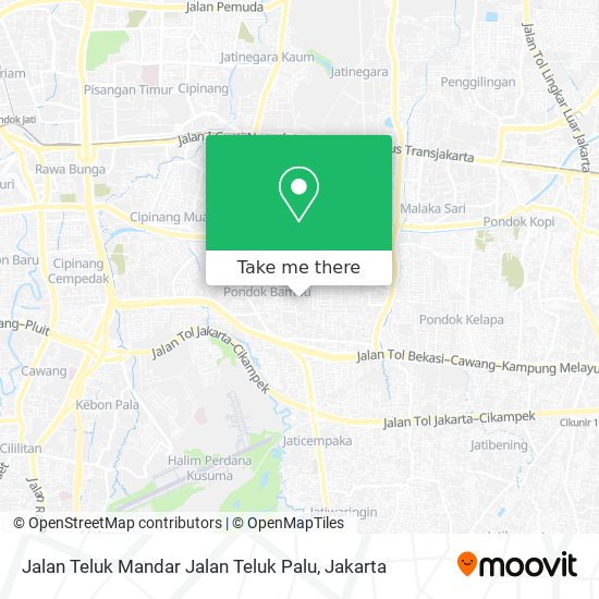 Jalan Teluk Mandar Jalan Teluk Palu map