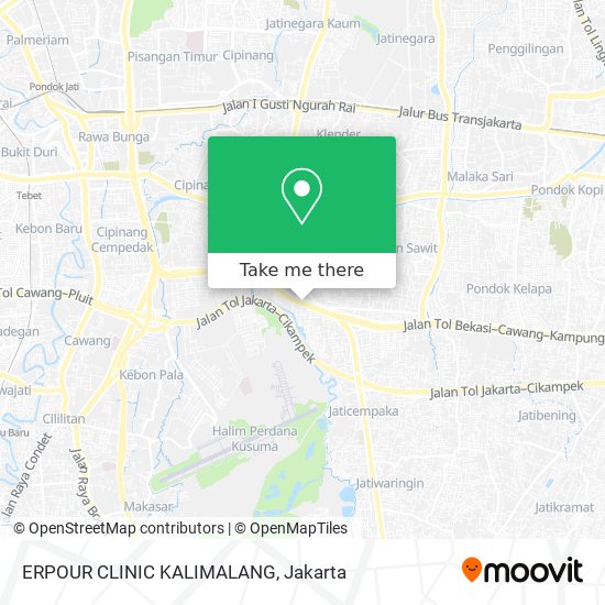 ERPOUR CLINIC KALIMALANG map