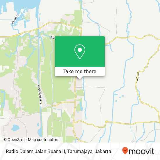 Radio Dalam Jalan Buana II, Tarumajaya map