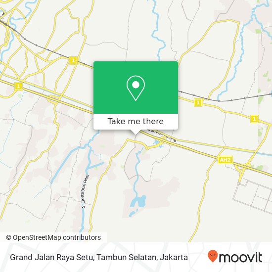 Grand Jalan Raya Setu, Tambun Selatan map