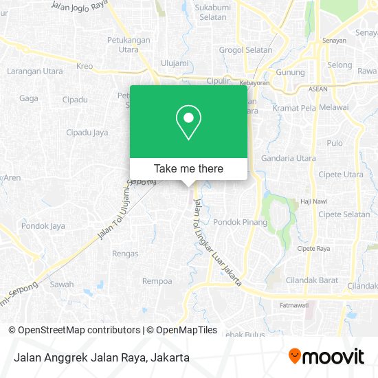 Jalan Anggrek Jalan Raya map