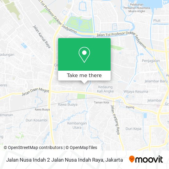 Jalan Nusa Indah 2 Jalan Nusa Indah Raya map