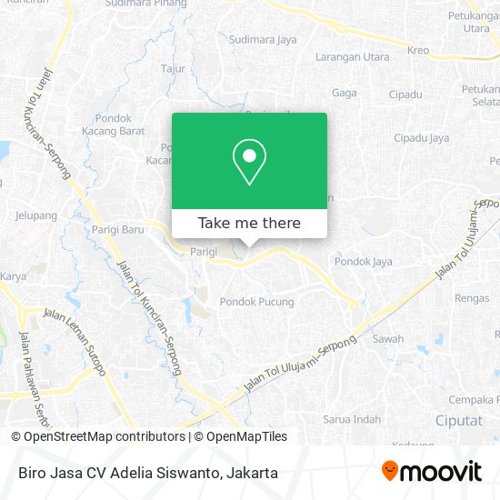 Biro Jasa CV Adelia Siswanto map