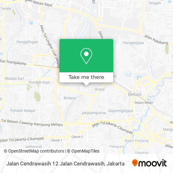 Jalan Cendrawasih 12 Jalan Cendrawasih map