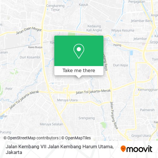 Jalan Kembang VII Jalan Kembang Harum Utama map