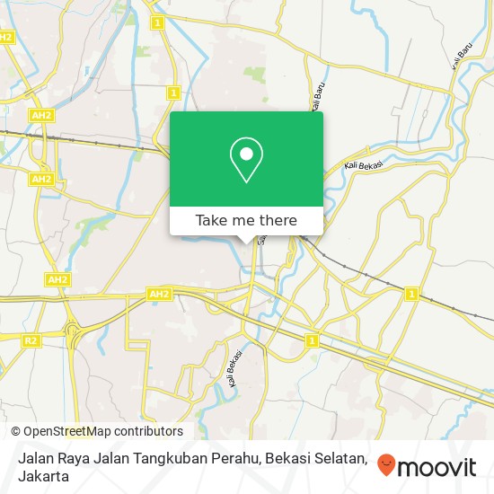 Jalan Raya Jalan Tangkuban Perahu, Bekasi Selatan map