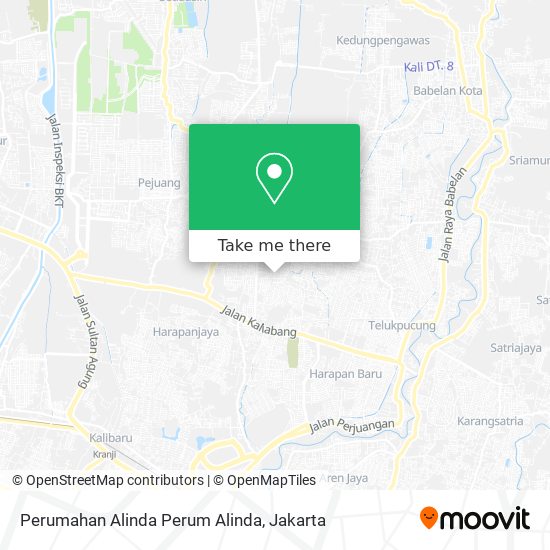 Perumahan Alinda Perum Alinda map