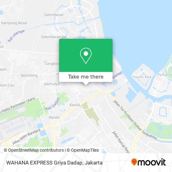 WAHANA EXPRESS Griya Dadap map