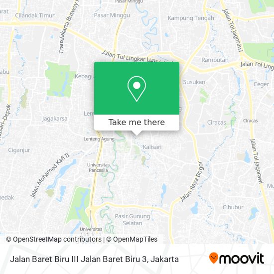 Jalan Baret Biru III Jalan Baret Biru 3 map