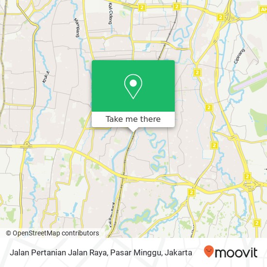 Jalan Pertanian Jalan Raya, Pasar Minggu map