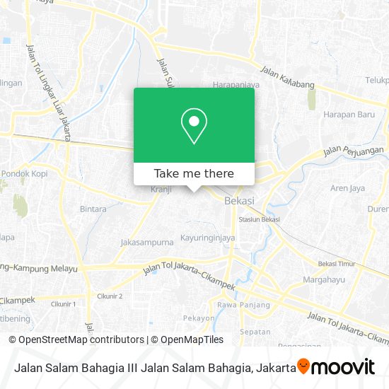 Jalan Salam Bahagia III Jalan Salam Bahagia map