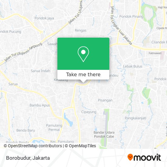 Borobudur map