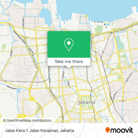 Jalan Kera 1 Jalan Kerajinan map