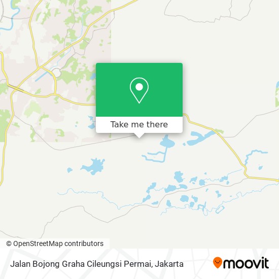 Jalan Bojong Graha Cileungsi Permai map