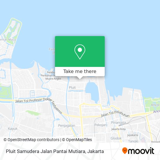 Pluit Samudera Jalan Pantai Mutiara map