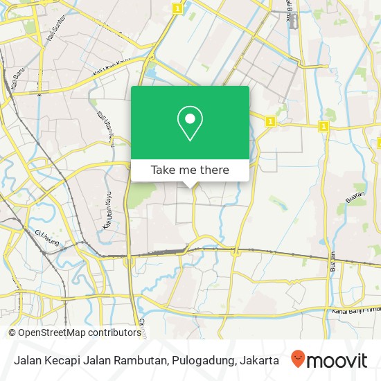 Jalan Kecapi Jalan Rambutan, Pulogadung map