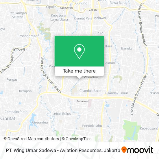PT. Wing Umar Sadewa - Aviation Resources map