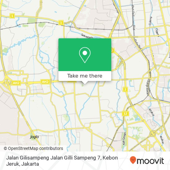 Jalan Gilisampeng Jalan Gilli Sampeng 7, Kebon Jeruk map