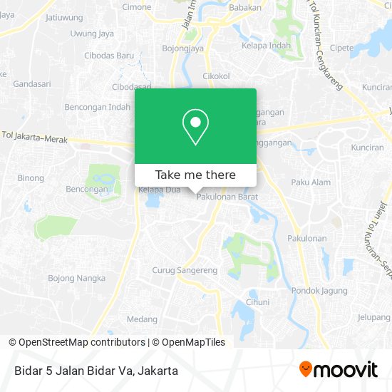 Bidar 5 Jalan Bidar Va map