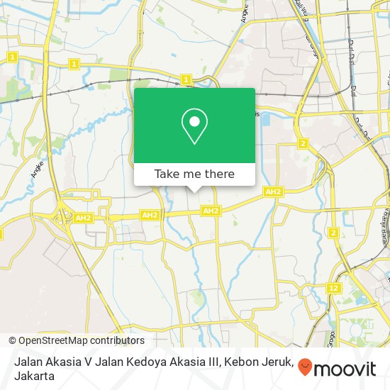 Jalan Akasia V Jalan Kedoya Akasia III, Kebon Jeruk map