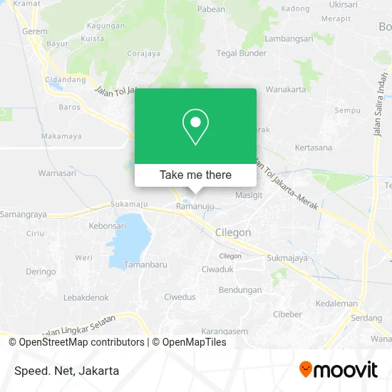 Speed. Net map
